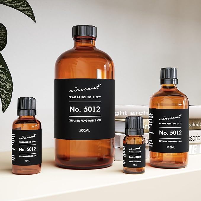 AirScent No. 5012 Perfume Dupe Diffuser Oil - Sandalwood Honey Pomelo - Premium Fragrance Oil Blend for Ultrasonic and Waterless Diffusers and Crafting - 30 mL, 1 fl oz