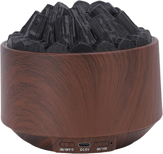 AYNEFY Fragrance Diffuser Oils 300ML USB Powered Mini Humidifier with Mystical/Fantasy Effect Dual Mist Modes and Super Quiet Operation Under 35dB for Home Bedroom Office Diffusers for (Dark Wood