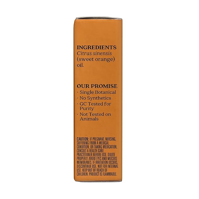 Aura Cacia Essential Oil, Sweet Orange, 0.5 Ounce
