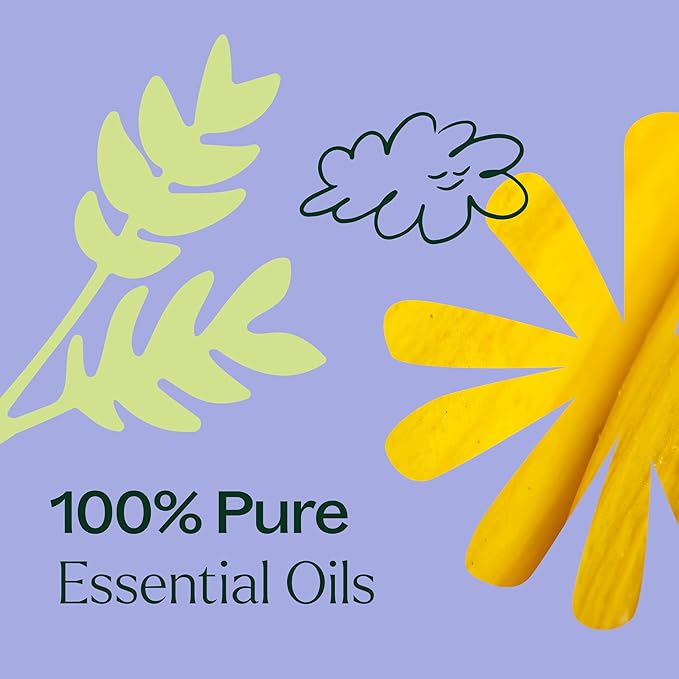 Plant Therapy Worry Free Essential Oil Blend Pre-Diluted Roll-On 10 mL (1/3 oz) 100% Pure, Natural Aromatherapy