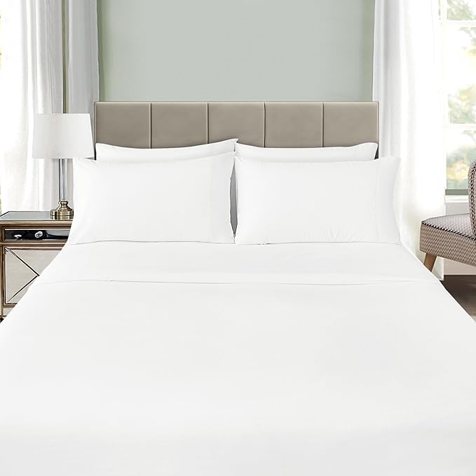 Utopia Bedding King Pillow Cases - 4 Pack - Envelope Closure - Soft Brushed Microfiber Fabric - Shrinkage and Fade Resistant Pillow Covers King Size 20 X 40 Inches (King, White)