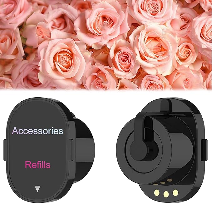 Spray Car Viewing Aromatherapy Diffuser, Long-Lasting Car Air Freshener Diffuser, Auto On/Off Intelligent Diffuser for Car, with 4 Adjustable Lights 3 Mist Level for Home Car (Flower Blossom)