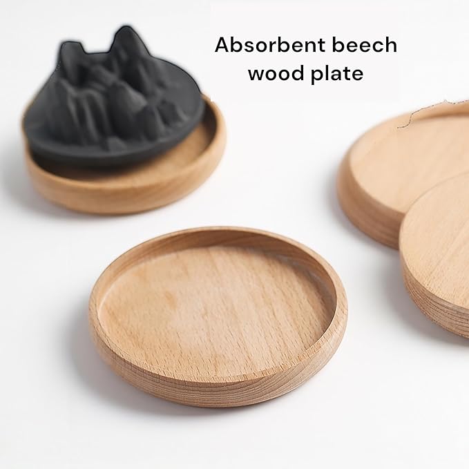 Mountain Peaks Passive Aroma Diffuser – Modern Home Décor & Essential Oil Diffuser (Onyx)