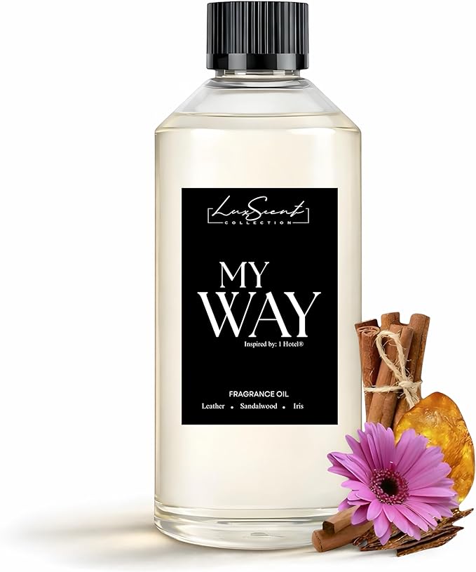 My Way Aroma Scent Oil for Diffusers 500ML – Luxury Hotel Collection Inspired Fragrance Oil – Premium Aromatherapy Oil for Home & Office – Waterless Diffuser Oil, Long Lasting Fragrance