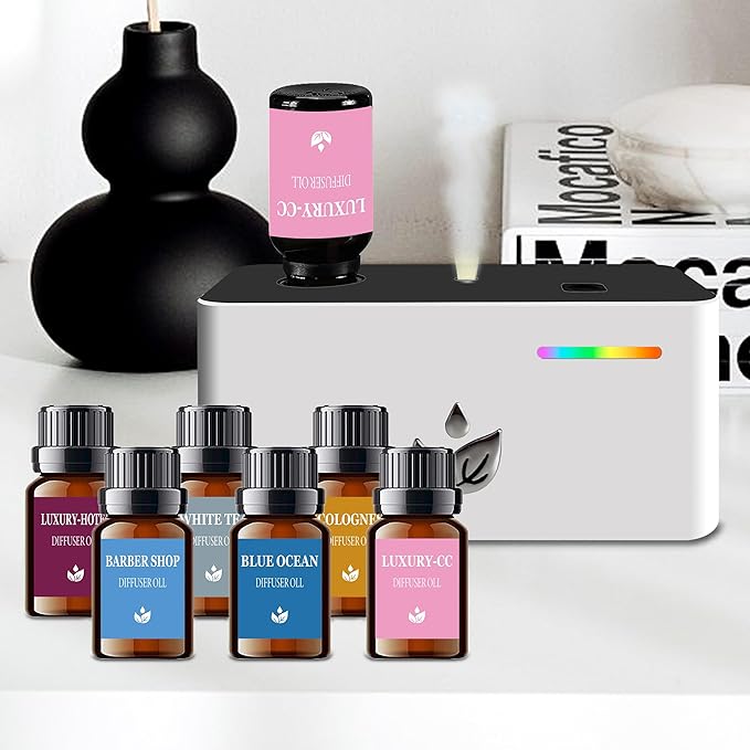 Essential Oil Refill Set for Aromatherapy Diffuser, Mix Scent Fragrance Oil