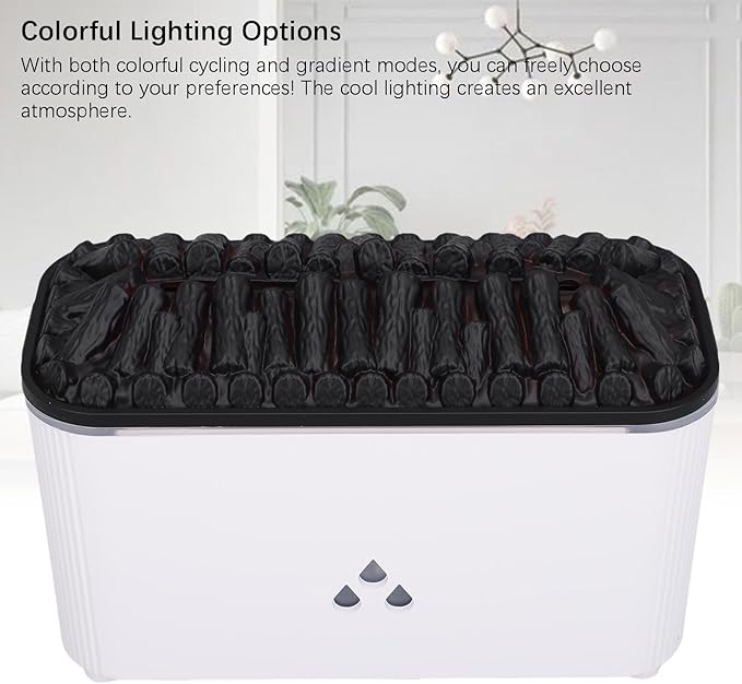 Essential Oil Diffuser with 160ml Tank, 8 Hour LED Night Light, 35dB Quiet Auto Shut Off Humidifier for Bedroom, Home, Office, Yoga (White)