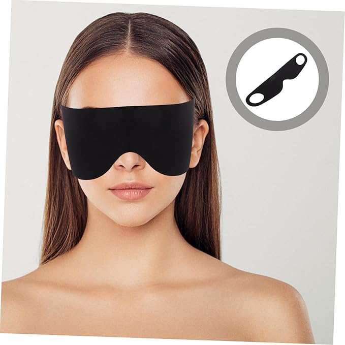 Healeved Breathable Eye Mask for Sleeping Unisex Travel Sleep Mask with Elastic Ear Straps Comfortable Night Cover for Naps and Rest for Men and Women