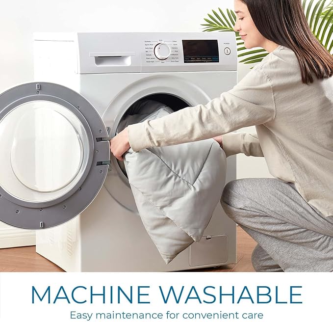 Nestl King Duvet Cover Set with Comforter Insert - Navy Blue 4 Piece 104x90 Duvet Cover & 2 Pillow Shams with White Quilted Down Alternative Comforter, Ultra Soft, All Season