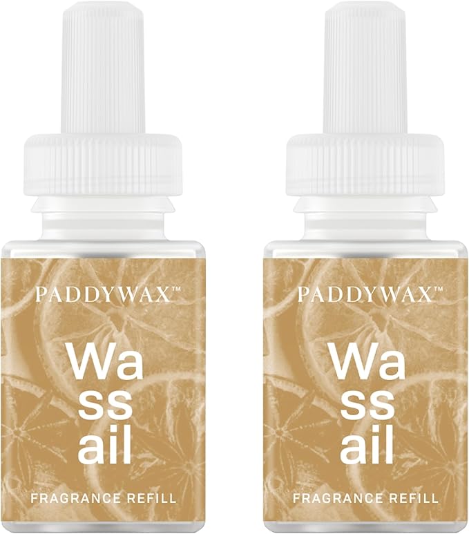Pura & Paddywax Home Scent Refill - Smart Home Air Diffuser Fragrance - Long-Lasting Luxury Fragrance per Refill - Household Essential - Clean Diffuser Fragrance - 2 Pack, Wassail