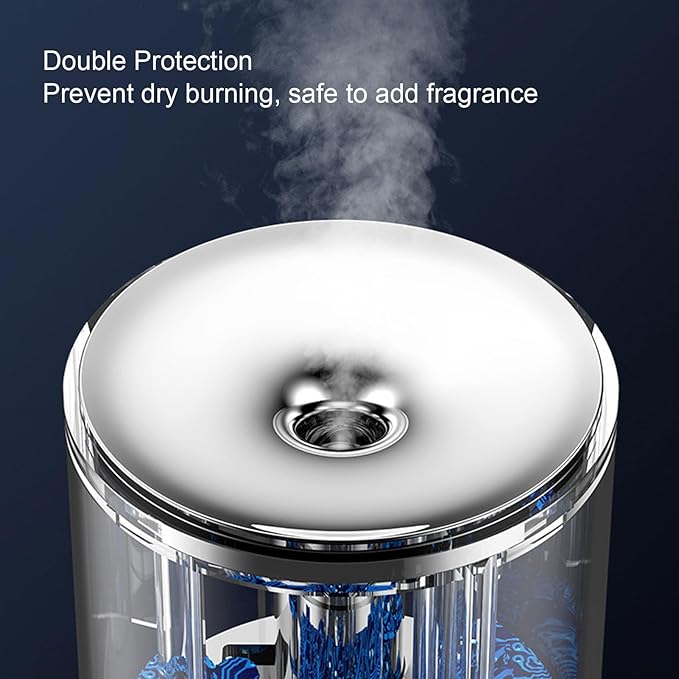 -Lasting Fragrance Essential Oil Diffuser for Home, Office & Hotel – 55ml Aroma Diffuser with Auto Shut-Off, 7 LED Colors, Quiet