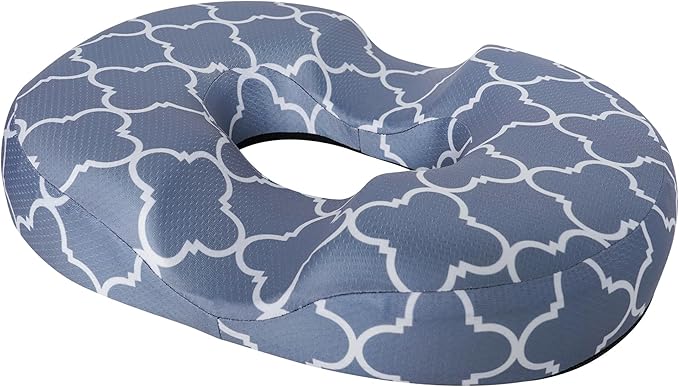 Donut Pillow Seat Cushion for Tailbone Pain Relief and Hemorrhoids, Home Office Chair Cushion for Long Sitting Work, Memory Foam Car Seat Cushions for Driving Butt Pain & Postpartum Pregnancy