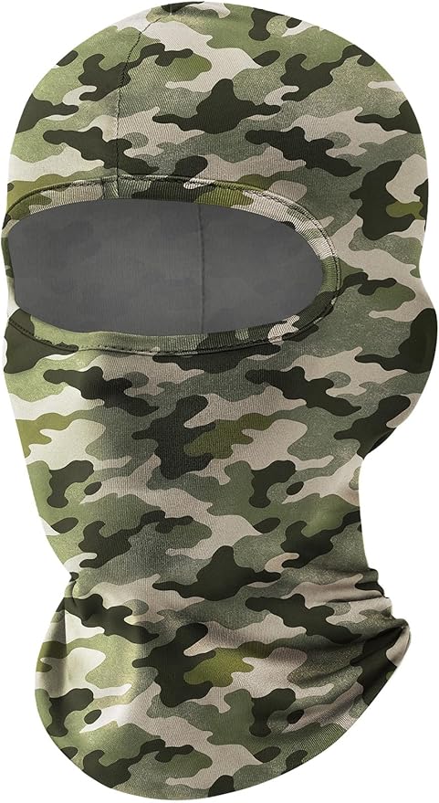 Fuinloth Balaclava Ski Mask, Motorcycle Summer Thin Cooling UV Protection Neck Gaiter for Men/Women