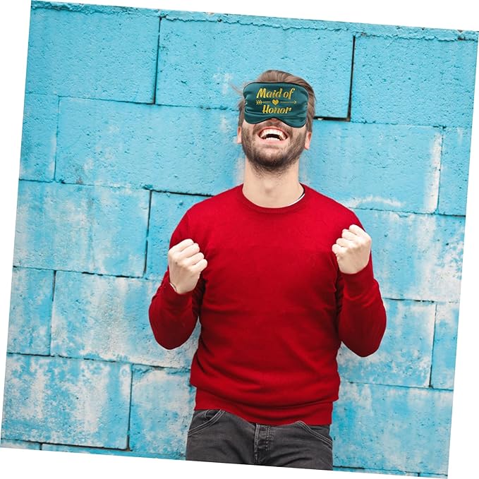 Sleep Mask Adjustable Eye Mask for Comfortable Light Blocking Dual-Sided Eye Shades for Travel and Relaxation for Light Sleepers and Migraine Relief