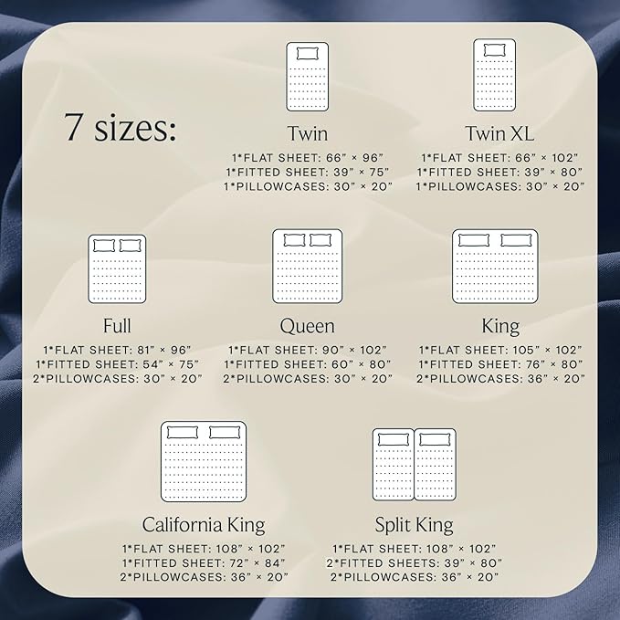 LuxClub 4 PC Queen Sheet Set, Breathable Luxury Bed Sheets, Deep Pockets 18" Wrinkle Free Cooling Sheets Machine Washable Hotel Bedding Silky Soft - Navy Queen