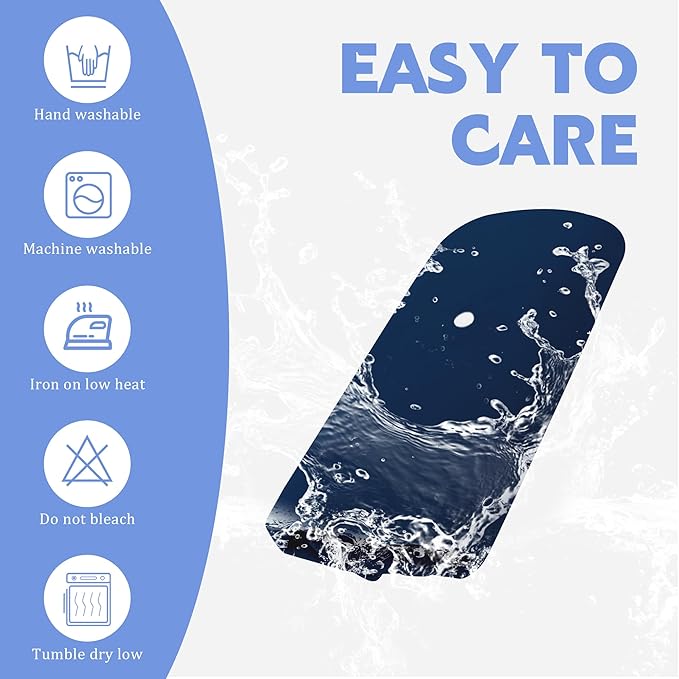 BALAPET 2 Pcs Velvet Cervical Neck Pillow Case, Soft Elasticity Pillowcase for Ergonomic Cervical Neck Pillow,Fuzzy Warm Flannel Pillow Cases with Zipper, Cover Only(Navy Blue)