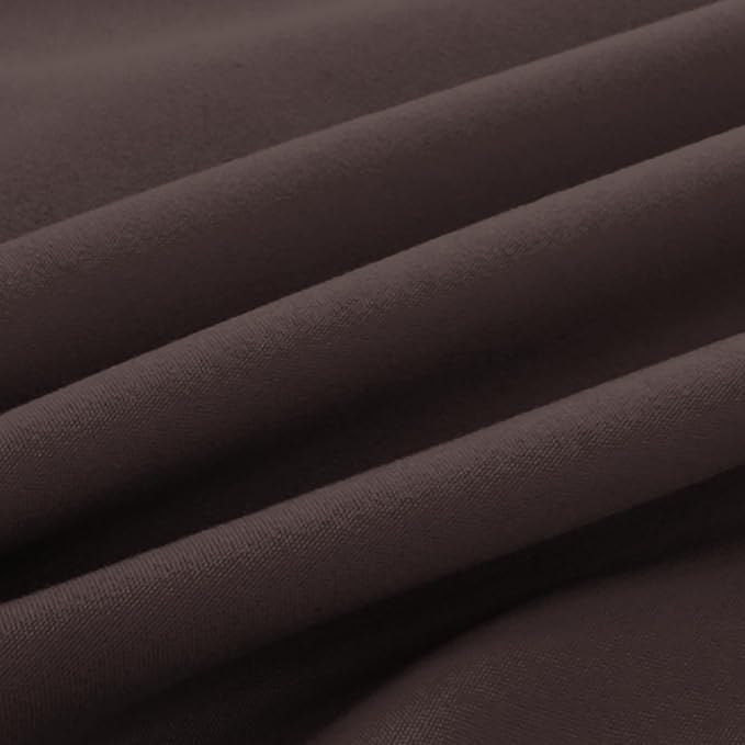 Elegant Comfort Luxury Ultra-Soft 2-Piece Pillowcase Set - 1500 Premium Hotel Quality Microfiber Double Brushed - Wrinkle Resistant, King Size, Chocolate Brown