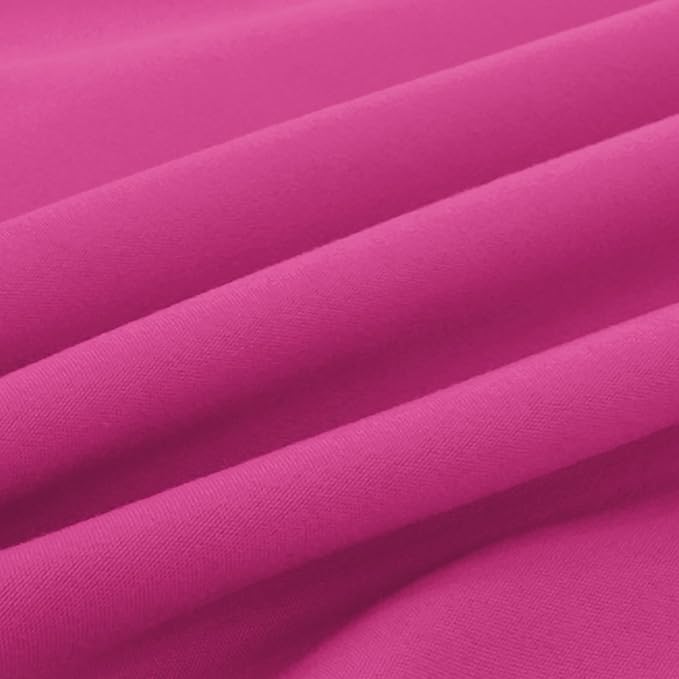 Elegant Comfort Luxury Ultra-Soft 2-Piece Pillowcase Set - 1500 Premium Hotel Quality Microfiber Double Brushed - Wrinkle Resistant, Standard/Queen, Pink