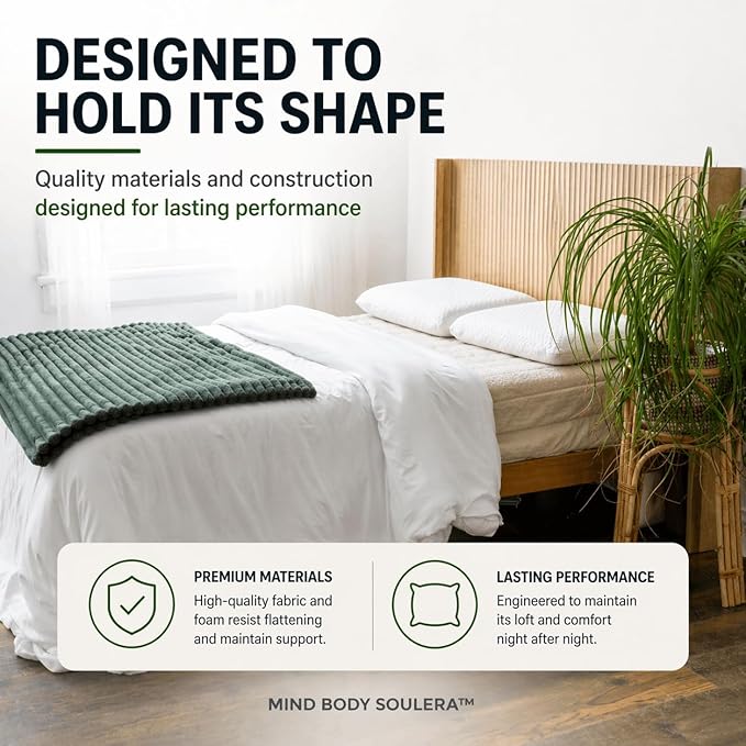 Thin Flat Memory Foam Pillow for Stomach Sleeping, Low Profile Back & Side Sleepers, 3-Inch Cooling Gel Pillow, Bamboo-Tencel Cover