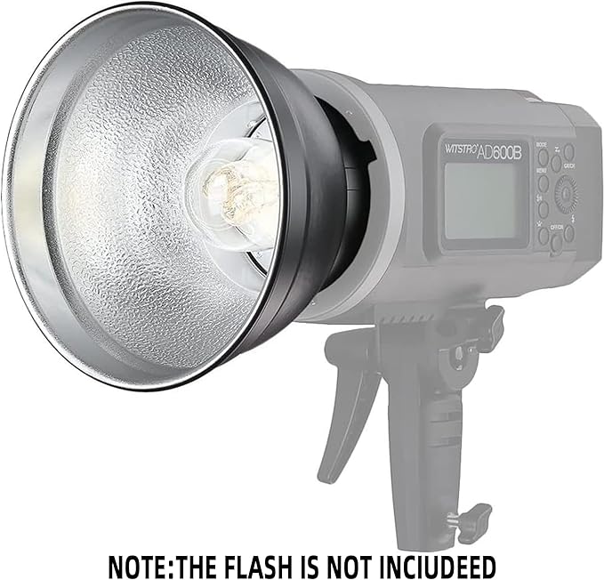 Godox 7" / 18cm Standard Reflector Diffuser for Godox AD600B AD600Pro AD600BM MS200V MS300V SK400IIV SK300IIV Strobe Flash Monolight SL60II SL100II SL150W Video Light