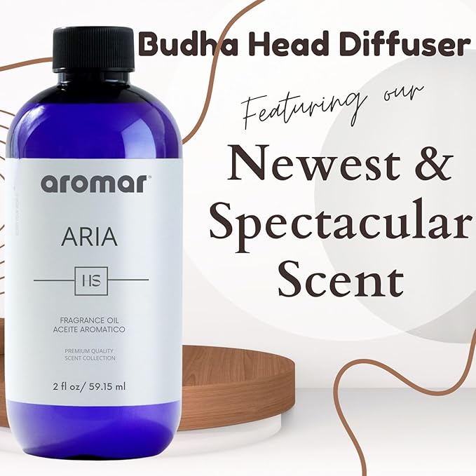 Aromar Buddha Ceramic Diffuser, Bronze