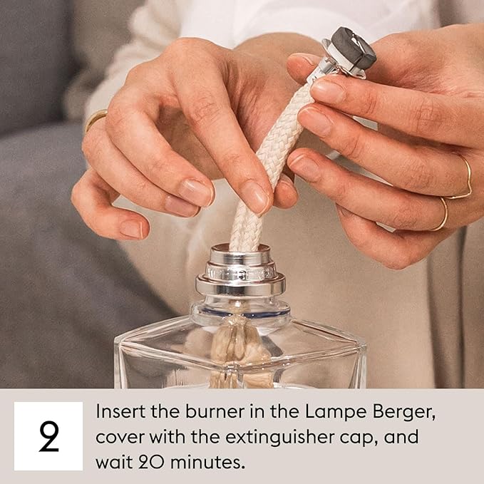 MAISON BERGER Sandalwood Temptation Lampe Berger Refill, 500 ml (16.9 fl oz), 2-in-1 Catalytic System, Neutralizes Odors and Diffuses Fragrance, Rose, Cardamom, Sandalwood, Cedarwood, Made in France