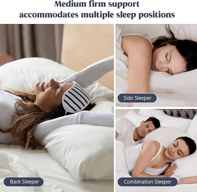 puredown® Goose Feather Down Sleeping Pillows Soft Bed Pillows for Sleeping with 100% Cotton Shell Set of 2 King Size