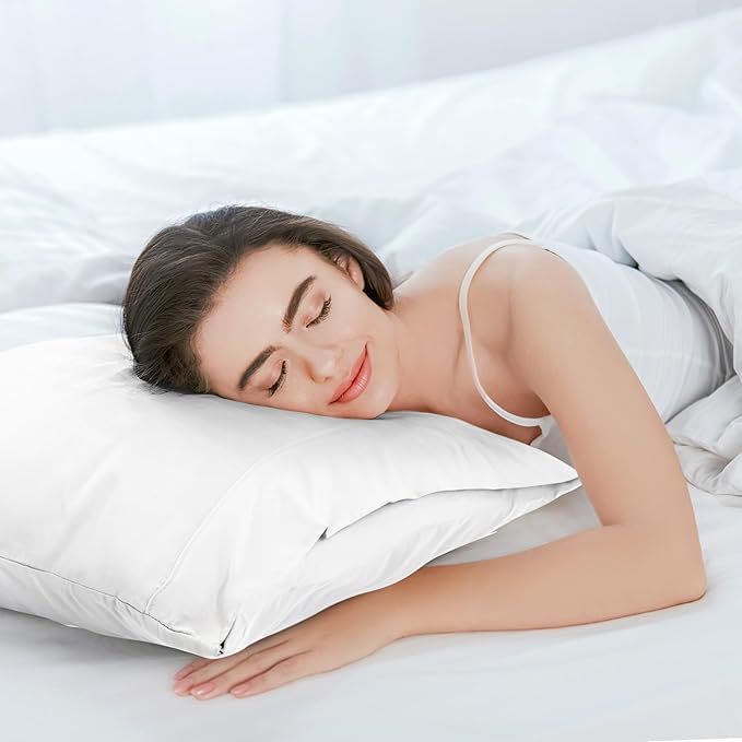Utopia Bedding King Pillow Cases - 6 Pack - Envelope Closure - Soft Brushed Microfiber Fabric - Shrinkage and Fade Resistant Pillow Covers King Size 20 X 40 Inches (King, White)