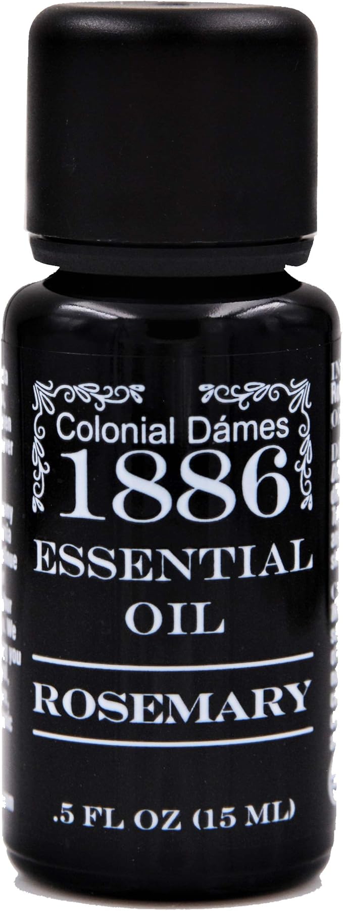 Colonial Dames Rosemary Essential Oil (0.5 oz) – 100% Pure Therapeutic Grade Rosemary Oil – Vegan Essential Oils for Healthier Life