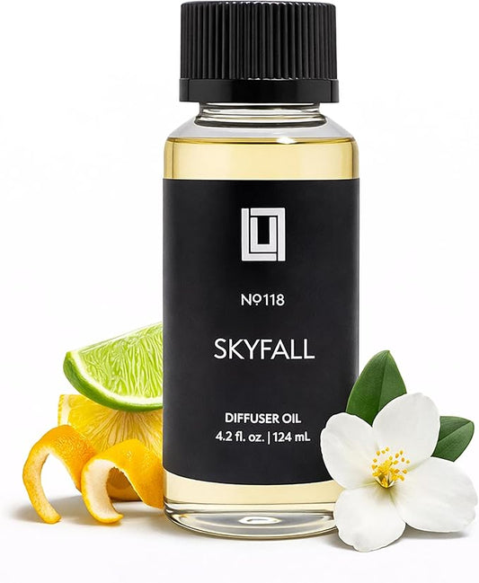 Aroma by Lulu - Luxury Fragrance Oil for Waterless Cold Air Diffusers - Aromatherapy Fragrance Oil Blend for The Home or Office (Skyfall)