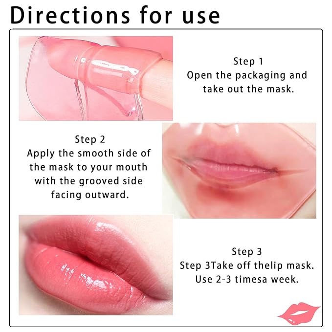 30PCS Lip Masks,Moisturizing Sleeping Lip Mask Sheet,Overnight Lip Masks Bulk,Effectively Nourishing Lip Patches for Spa Daily,Hydrating Lip Care Set for Women and Men