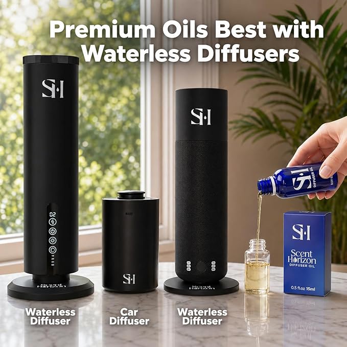 Paris 24k PK12 Hotel Scent Diffuser Oil | 0.5 Fl oz (15 ml) - Waterless Diffuser Oil Refill & Highly Concentrated Fragrance Oil, Diffuser Oil Scents Luxury, Hotel Oil Diffuser