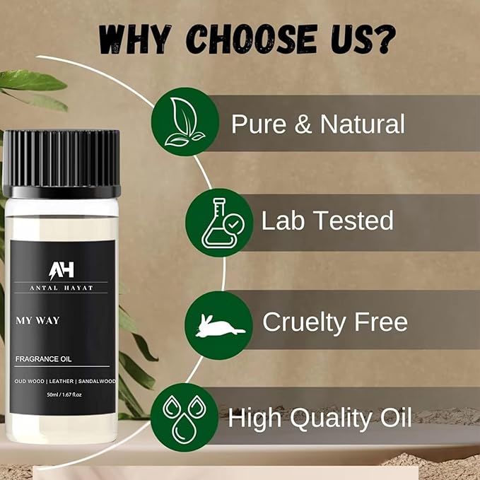 My Way Diffuser Oil 50ml – Hotel Scent for Home, Waterless & Cold Air Diffusers - Luxury Hotel Inspired Aromatherapy Scent Diffuser Oil - Home Luxury Scents - Essential Oils Air Freshener