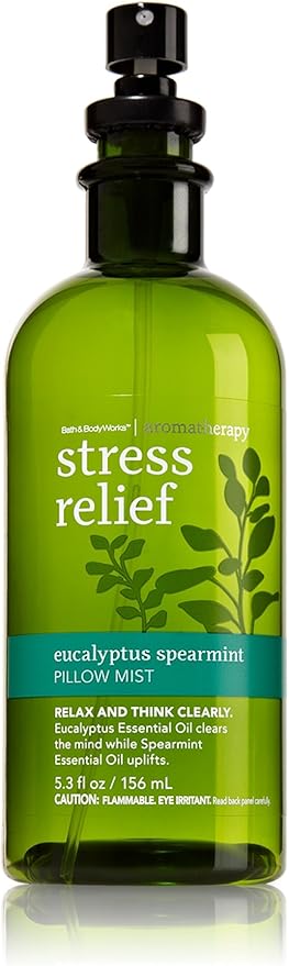 Bath and Body Works Aromatherapy Pillow Mist Eucalyptus Spearmint (Retired Fragrance) 5.3 Fl Oz