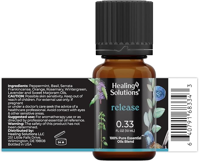 Healing Solutions Release Blend Essential Oil - 0.33 Fluid Ounces