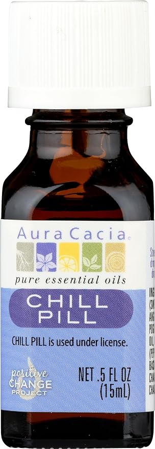 AURA CACIA Chill Pill Essential Oil, 0.5 FZ
