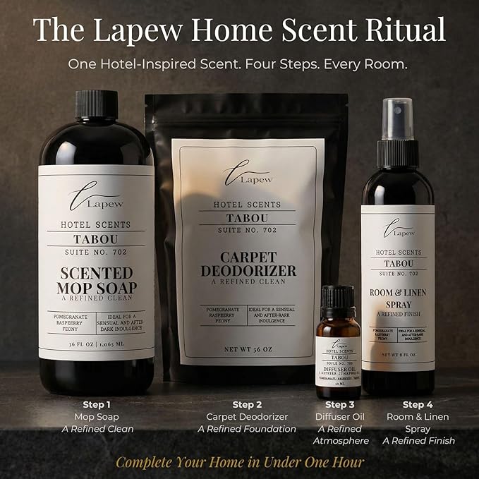 Lapew Hotel Scents Luxury Diffuser Oil | Tabou Suite 702 | Inspired by the Palms Hotel Las Vegas | Hotel Fragrance Oil for Nebulizer & Waterless Diffuser | 10ml