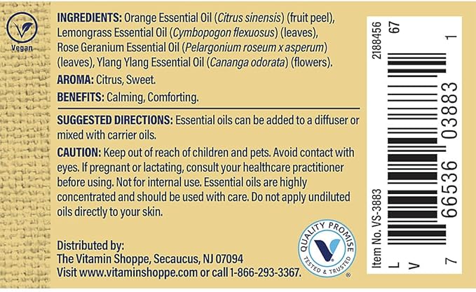 Relaxation Essential Oil Blend - Calming & Comforting Aromatherapy (1 fl. oz.)