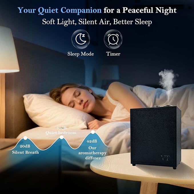 4000 Sq.Ft HVAC Smart Scent Diffuser for Home All-metal material. Suitable for large residences, hotels or offices. Capacity 500 ml Includes fragrance essential oil set. Supports Bluetooth APP control