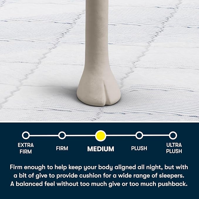Serta Five Star Mattress Tranquility 10-Inch Medium –King– Zoned Lumbar Support, Pressure Relief, Cooling Foam – Bed-in-a-Box– 100 Night Trial, 10-Year Limited Warranty