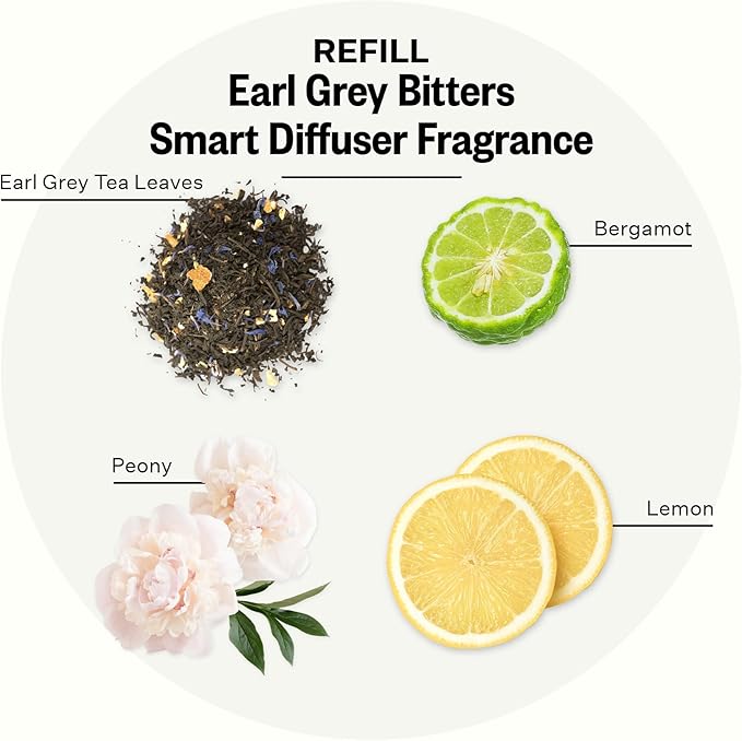 Pura Smart Home Plug-in Diffuser Refills by Apotheke, (Earl Grey, 2-Pack) - Pura Fragrance Refills - Long-Lasting Aromatherapy Air Freshener Fragrance Products with Perfume-Grade Essential Oils