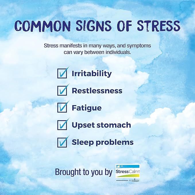 Boiron StressCalm for Relief of Stress, Anxiousness, Nervousness, Irritability, and Fatigue - 60 Count (Pack of 2)