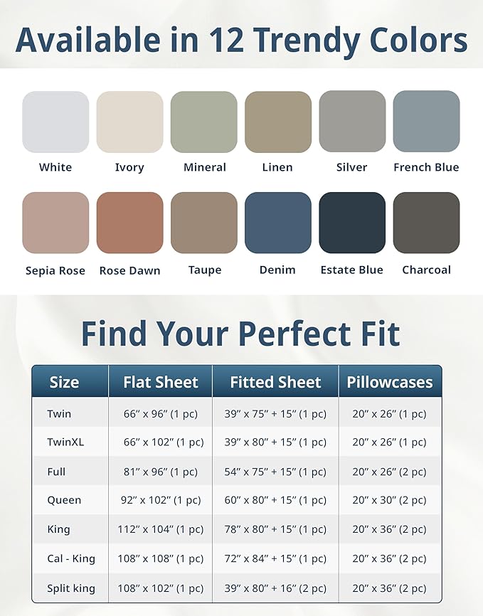 LANE LINEN 100% Cotton Sheets Twin Size - 600 Thread Count Sateen Weave for Smooth Feel On Skin - Extra Soft & Breathable Twin Sheet Set for Single Beds - Fits Mattresses Upto 15'' Deep - Taupe