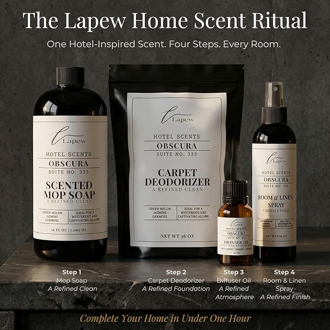 Lapew Hotel Scents Luxury Diffuser Oil | Obscura Suite 333 | Inspired by the St. Regis Hotel | Hotel Fragrance Oil for Nebulizer & Waterless Diffuser | 10ml