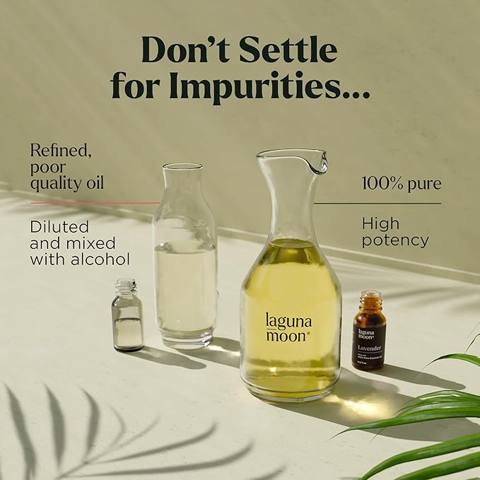Lagunamoon Essential Oils Mothers Day Gifts Set- 6 Oils for Diffusers, Aromatherapy, Home Care, Candle Making Scents, Fragrance, Humidifiers - Peppermint, Tea Tree, Lavender, Eucalyptus, Orange (10mL)