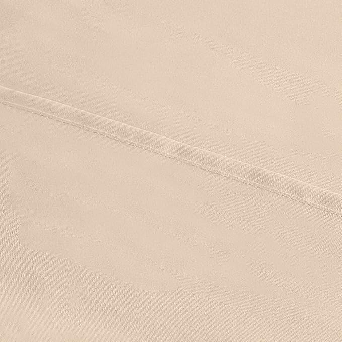 Utopia Bedding Queen Pillow Cases - 12 Pack - Envelope Closure - Soft Brushed Microfiber Fabric - Shrinkage and Fade Resistant Pillow Covers Queen Size 20 X 30 Inches (Queen, Beige)