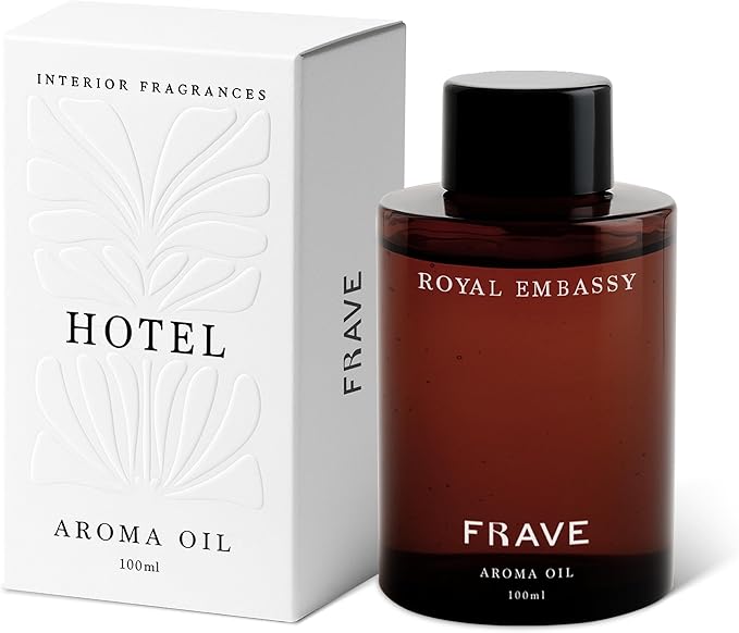 Royal Embassy Hotel Diffuser Oil, 100ml, 3.38 oz, Scent Inspired by Dubai Luxury Hotels, Luxurious Aromatherapy Refill Fragrance for Waterless Cold Air Diffusers, Home, Office, Hotel