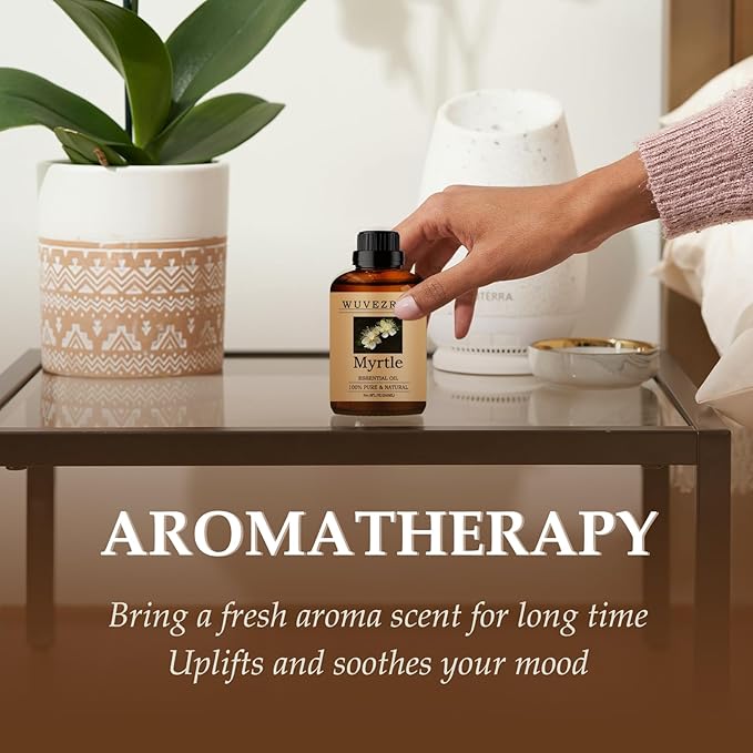 Myrtle Essential Oils 240ML, Pure Myrtle Essential Oil for Aromatherapy Diffuser - 8 Fl Oz