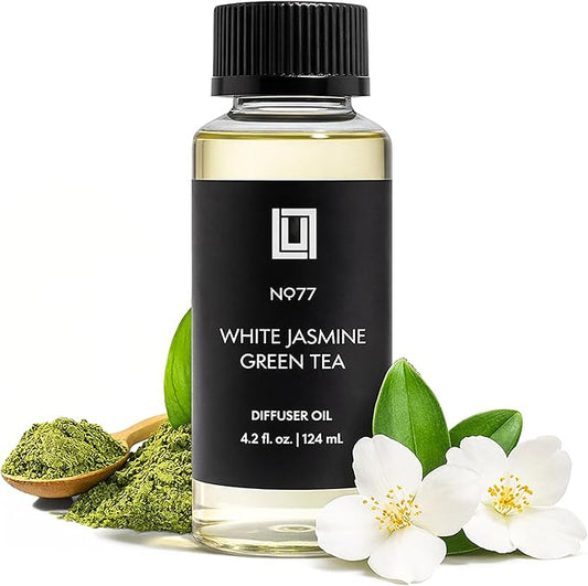 Aroma by Lulu - White Tea & Thyme - Luxury Fragrance Oil for Waterless Cold Air Diffusers - Aromatherapy Fragrance Oil Blend for The Home or Office