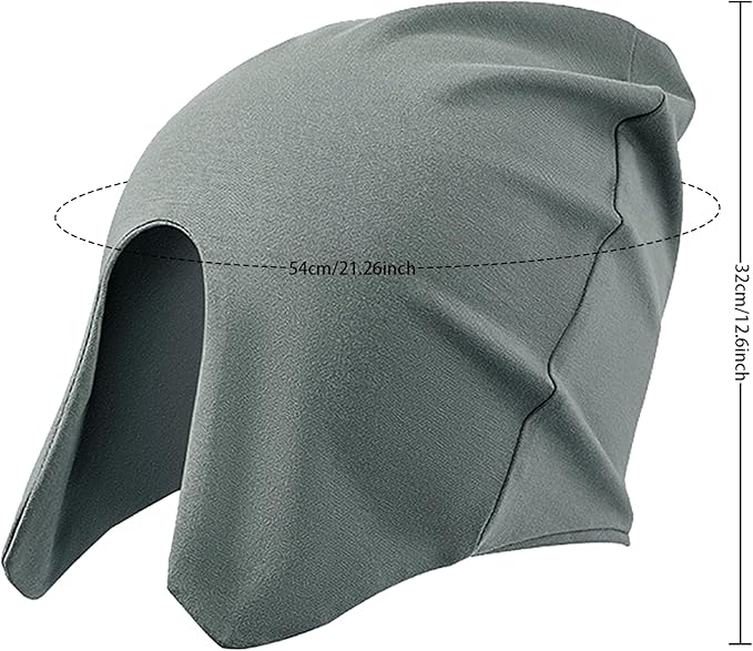 Light Blocking Sleep Mask Full Coverage Eye Cover One-Piece Elastic Blackout Sleep Hood Mask for Side Sleepers Travel Night Sleep