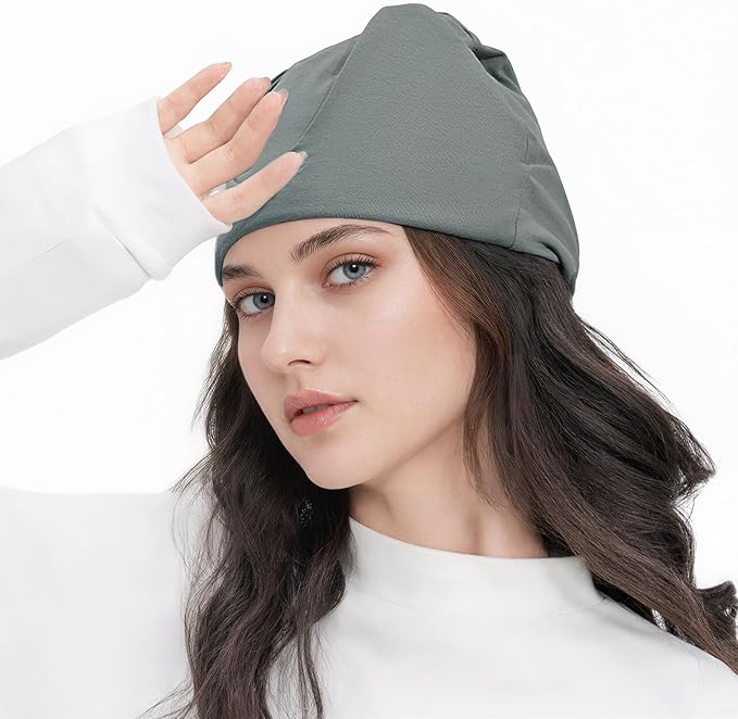 Light Blocking Sleep Mask Full Coverage Eye Cover One-Piece Elastic Blackout Sleep Hood Mask for Side Sleepers Travel Night Sleep
